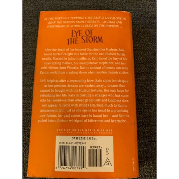 V.C. Andrews "Eye Of The Storm" Paperback Book - Picture 2 of 5